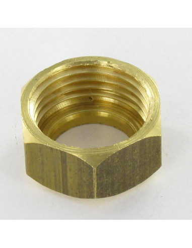 Porca Bronze COLARINHO DERROTADO 15X21 - Parafuso Express