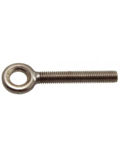 Parafuso de olho para tensor olho 10 Aço inoxidável A2 6X55