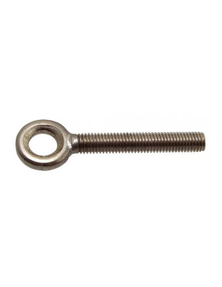 Parafuso de olho para tensor olho 10 Aço inoxidável A2 6X55