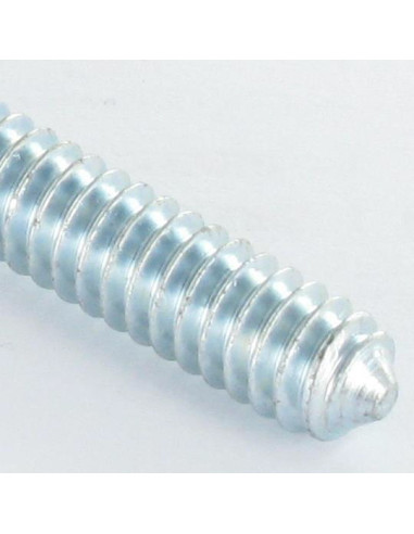 Parafuso de montagem de móveis/camas Aço zinco branco M8X45 rosca parcial passo de rosca de 150 cabeça em cruz