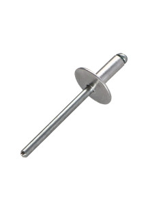 Blindklinknagels Aluminium Staalstaaf 3,2 x 8 cabeça larga 2