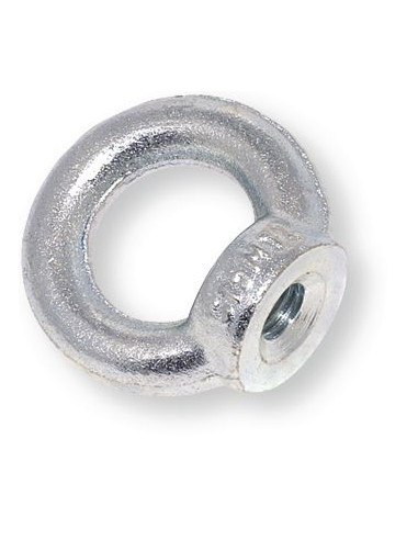 Anilha de elevação Fêmea M27 Aço zinco branco