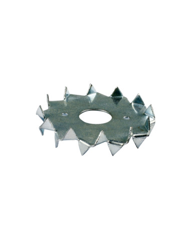 CRAMPON de estrutura dupla DENTES 75X26 Aço zinco branco