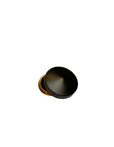 Tampa de proteção cónica ou tapa parafuso (1 tampa de proteção e 1 anilha de parafuso) Bronze negro diâmetro 22