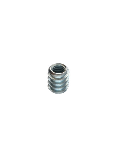 Inserto não ranhurada Aço zinco branco M8 12X15 'M'