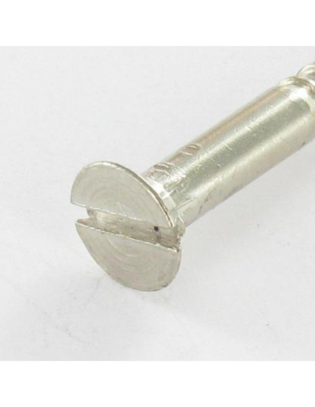 Parafuso de madeira cabeça fresada sulcada 5X45 Aço cromado