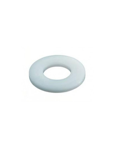 Rondela liso natural nylon 6X24X1,5 - Parafuso Express
