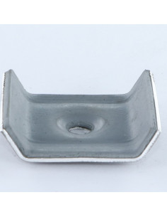 Cavalete de chapa com junta EPDM estanque 40X25 Alumínio RAL7016 cinzento antracite 2