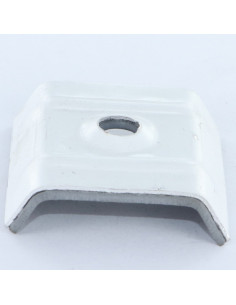 Cavalete de chapa com junta EPDM estanque 40X25 Alumínio RAL9010 branco puro