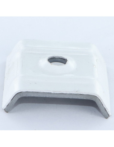 Cavalete de chapa com junta EPDM estanque 40X25 Alumínio RAL9010 branco puro