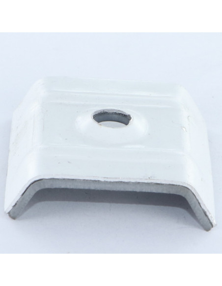 Cavalete de chapa com junta EPDM estanque 40X25 Alumínio RAL9010 branco puro