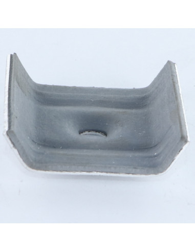 Cavalete de chapa com junta EPDM estanque 40X25 Alumínio RAL9010 branco puro