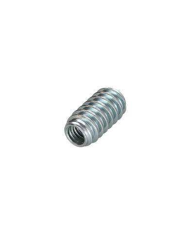 Inserto não ranhurada Aço zinco branco M8 13X25