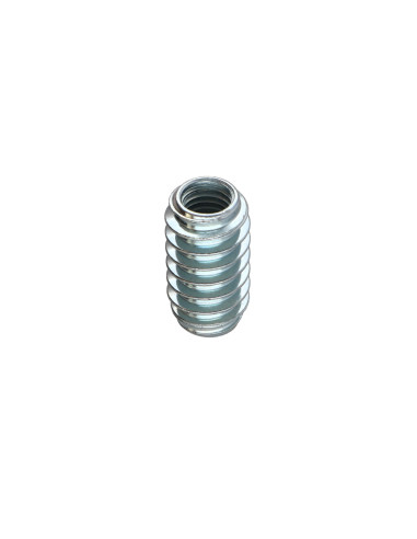 Inserto não ranhurada Aço zinco branco M8 13X25