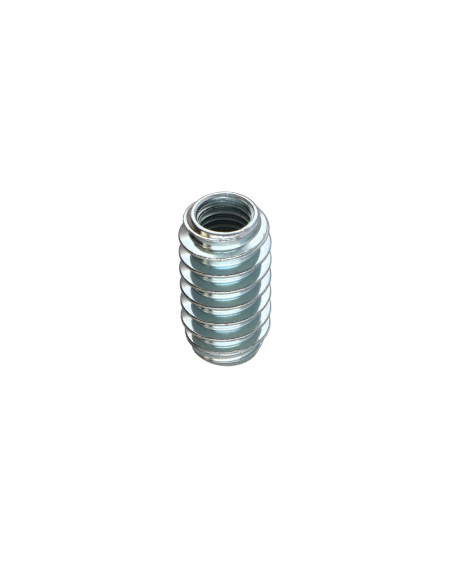 Inserto não ranhurada Aço zinco branco M8 13X25