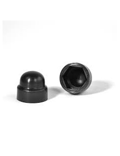 Tampa de proteção de porca ou tampa de proteção para cabeça de parafuso cabeça hexagonal M5 polietileno preto