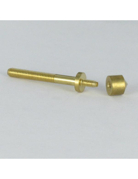 Parafuso com gola Bronze 8X40 com Tampa de proteção D8