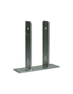 Postbasis forma U 81X50X200 forte resistência à corrosão Aço galvanizado a quente