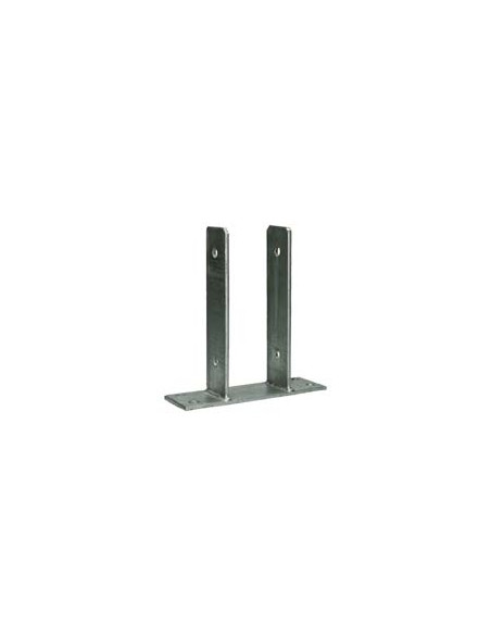 Postbasis forma U 81X50X200 forte resistência à corrosão Aço galvanizado a quente