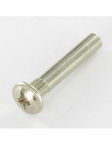 Porca rebitar cabeça cabeça de cogumelo Fenda Pozi M4X15 5X30 Aço niquelado