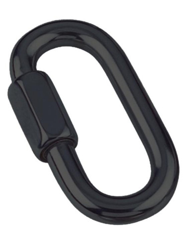 Elo de ligação rápido Aço inoxidável A4 Preto 8