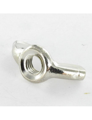 Porca borboleta Bronze niquelado M6 forma americana