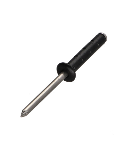 Rebite Corpo em alumínio / Haste em aço inoxidável cabeça plana 4,8X25 RAL9005 preto escuro POL