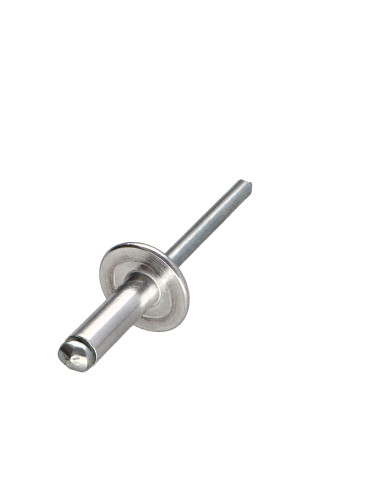 Blindklinknagels Aluminium Staalstaaf 5X16 cabeça EXTRA larga