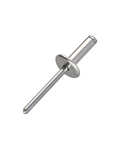 Blindklinknagels Aluminium Staalstaaf 5X16 cabeça EXTRA larga 2