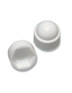 Tampa de proteção de porca ou tampa de proteção para cabeça de parafuso cabeça hexagonal M27 Polietileno branco