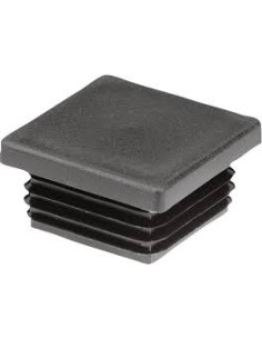 Tampa quadrada 15X15 Espessura da chapa do tubo 1 con 2 polietileno preto