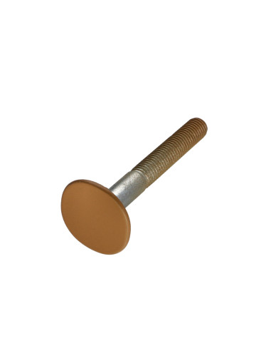 Parafuso PLANO cabeça fresada LARGO 4ERGOT10X80 Aço zinco branco RAL1011M