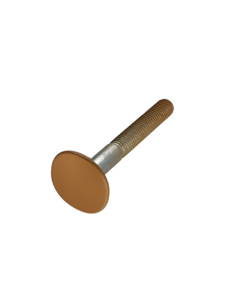 Parafuso PLANO cabeça fresada LARGO 4ERGOT10X80 Aço zinco branco RAL1011M