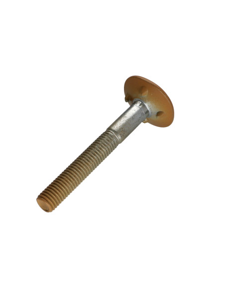 Parafuso PLANO cabeça fresada LARGO 4ERGOT10X80 Aço zinco branco RAL1011M