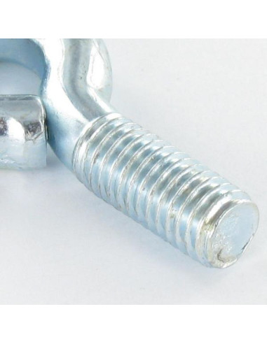 Pitão metais M4X30 diâmetro olho 6 Aço zinco branco