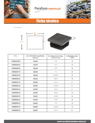Tampa quadrada 70x70 Espessura da chapa do tubo 3.6 con 5 polietileno preto