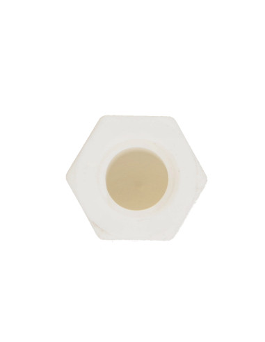 Porca cega natural nylon poliamida 6.6 M8 - Parafuso Express