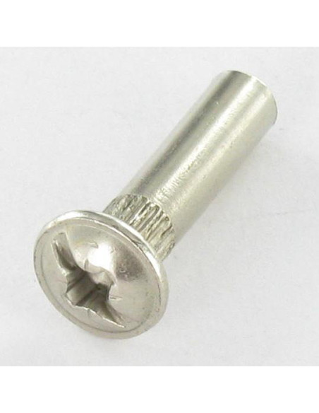 Porca rebitar Fenda Pozi M4X15 5X20 Aço niquelado