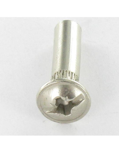 Porca rebitar Fenda Pozi M4X15 5X20 Aço niquelado