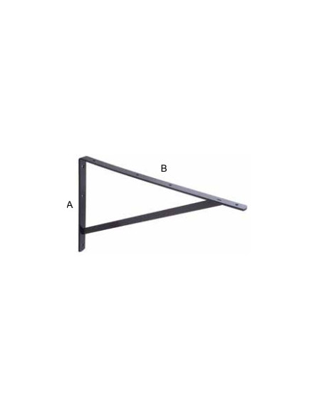 Curva reforço 180X250X30 Aço zinco preto - Parafuso Express