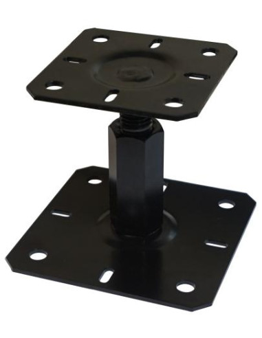 Postbasis ajuste 130X130 M20 Preto - Parafuso Express