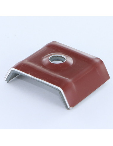 Cavalete de chapa com junta EPDM estanque 30X25 Alumínio RAL3009 vermelho oxidado