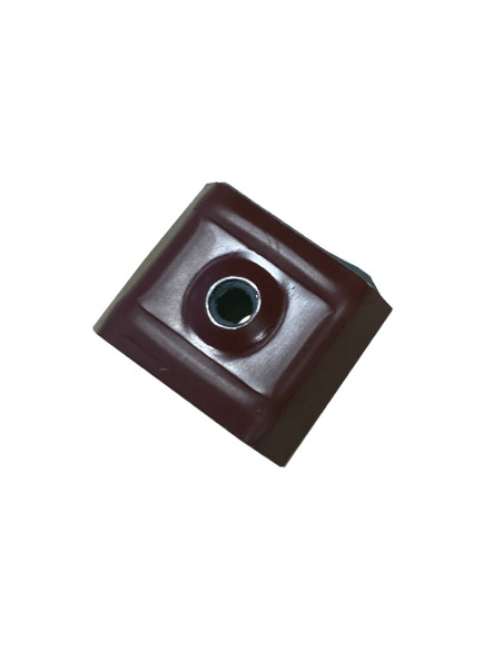 Cavalete de chapa com junta EPDM estanque 30X25 Alumínio RAL3009 vermelho oxidado