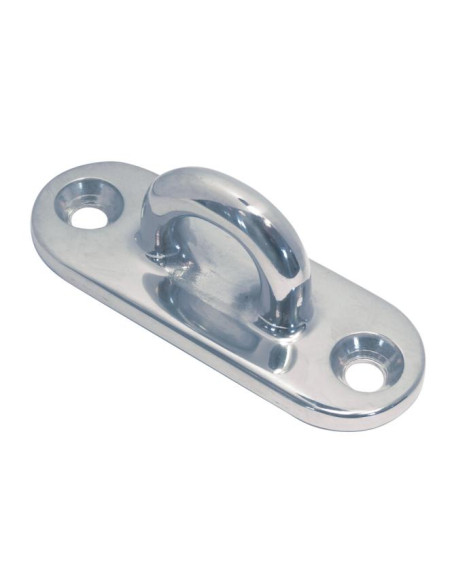 Alça con placa OVAL 100X36 Aço inoxidável A4 - Parafuso Express