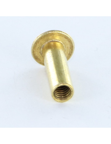 Porca rebitar cabeça panela sulcada M4X12 5X16 Bronze