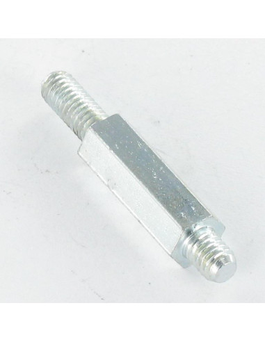 Espaçador Masculino / Masculino M4X32 roscado sobre 1/10 S/PLAT 6 Aço zinco branco
