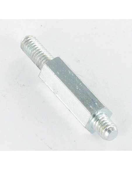 Espaçador Masculino / Masculino M4X32 roscado sobre 1/10 S/PLAT 6 Aço zinco branco
