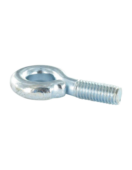 Pitão metais M5X40 diâmetro olho 8 Aço zinco branco