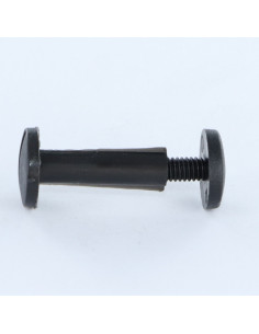 Parafuso de rebite M6X30 diâmetro Tubo 8 náilon preto 2 peças macho fêmea