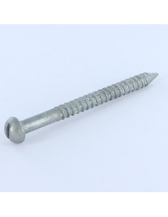 Parafuso de enchimento forte resistência à corrosão Aço galvanizado a quente cabeça redonda sulcada 5X60 R23260